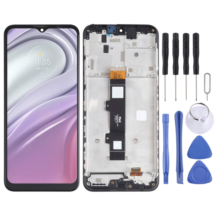 TFT LCD Screen for Motorola Moto G20 XT2128-1 XT2128-2 Digitizer Full Assembly with Frame (Black) - free shipping - PMC TechLife - Order now!