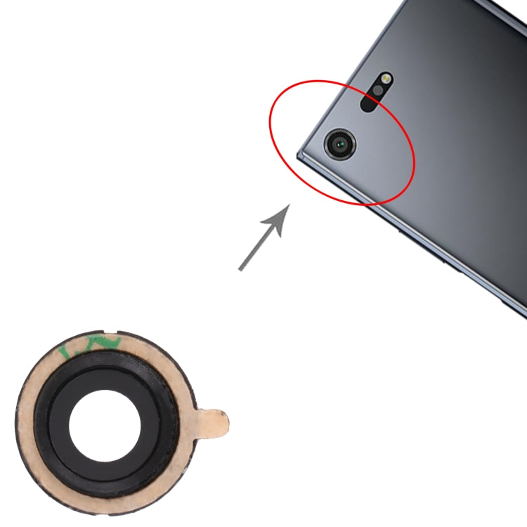 Camera Lens Cover for Sony Xperia XZ Premium (Black) - Camera by PMC TechLife | Online Shopping South Africa | PMC TechLife