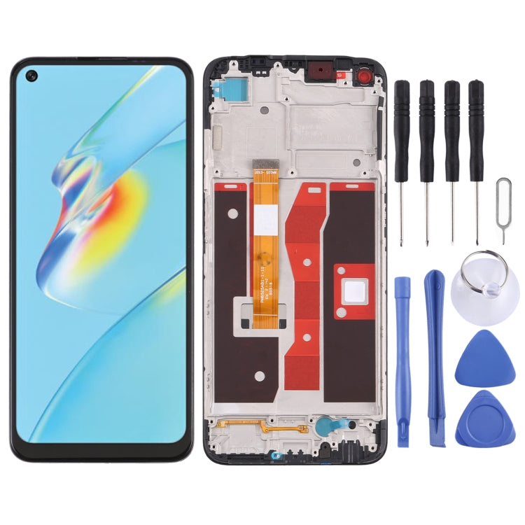 LCD Screen and Digitizer Full Assembly with Frame for OPPO A54 4G/A55 4G CPH2325 CPH2239 - free shipping - PMC TechLife - Order now!
