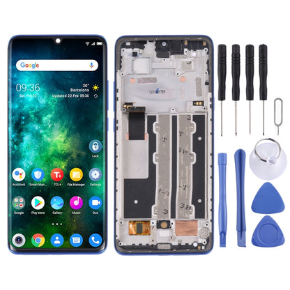 Original LCD Screen for TCL 10 Plus with Digitizer Full Assembly with Frame(Blue) - For TCL by PMC Jewellery | Online Shopping South Africa | PMC Jewellery