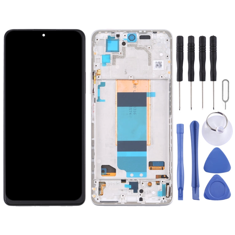 Original LCD Screen for Xiaomi Redmi K40S Digitizer Full Assembly with Frame(Silver) - free shipping - PMC TechLife - Order now!