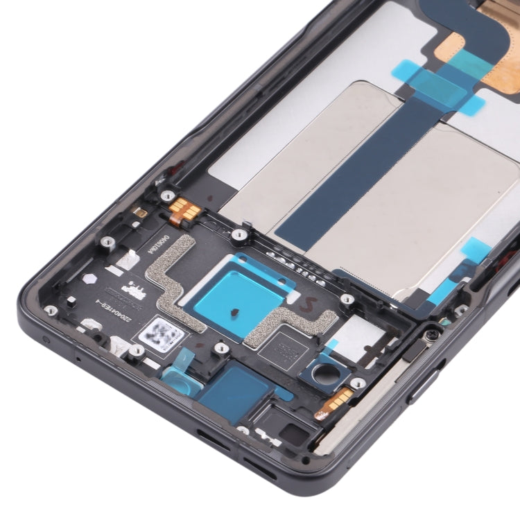 Front Housing LCD Frame Bezel Plate for Xiaomi Redmi K50 Gaming/Poco F4 GT(Black) - Frame Bezel Plate by PMC TechLife | Online Shopping South Africa | PMC TechLife