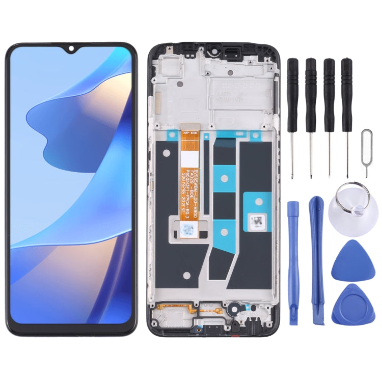 LCD Screen and Digitizer Full Assembly with Frame for OPPO A16/A16s - free shipping - PMC TechLife - Order now!