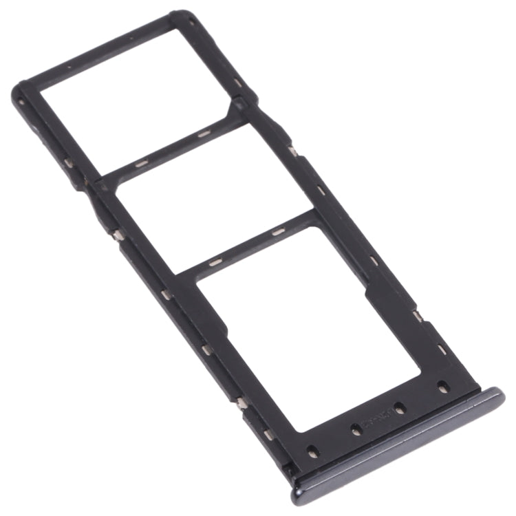 For Tecno Spark 6 KE7 SIM Card Tray + SIM Card Tray + Micro SD Card Tray (Black) - free shipping - PMC TechLife - Order now!