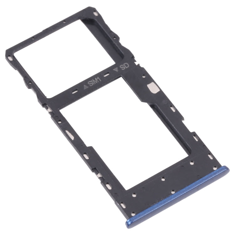 SIM Card Tray + Micro SD Card Tray for TCL Plex T780H(Blue) - For TCL by PMC TechLife | Online Shopping South Africa | PMC TechLife