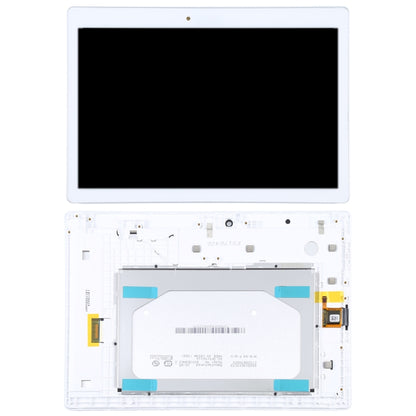 OEM LCD Screen for Lenovo Tab 2 A10-30 YT3-X30 Digitizer Full Assembly with Frame (White) - LCD Screen by PMC Jewellery | Online Shopping South Africa | PMC Jewellery