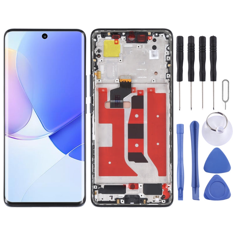 Original OLED LCD Screen for Huawei Nova 9 Digitizer Full Assembly with Frame(Black) - LCD Screen by PMC TechLife | Online Shopping South Africa | PMC TechLife