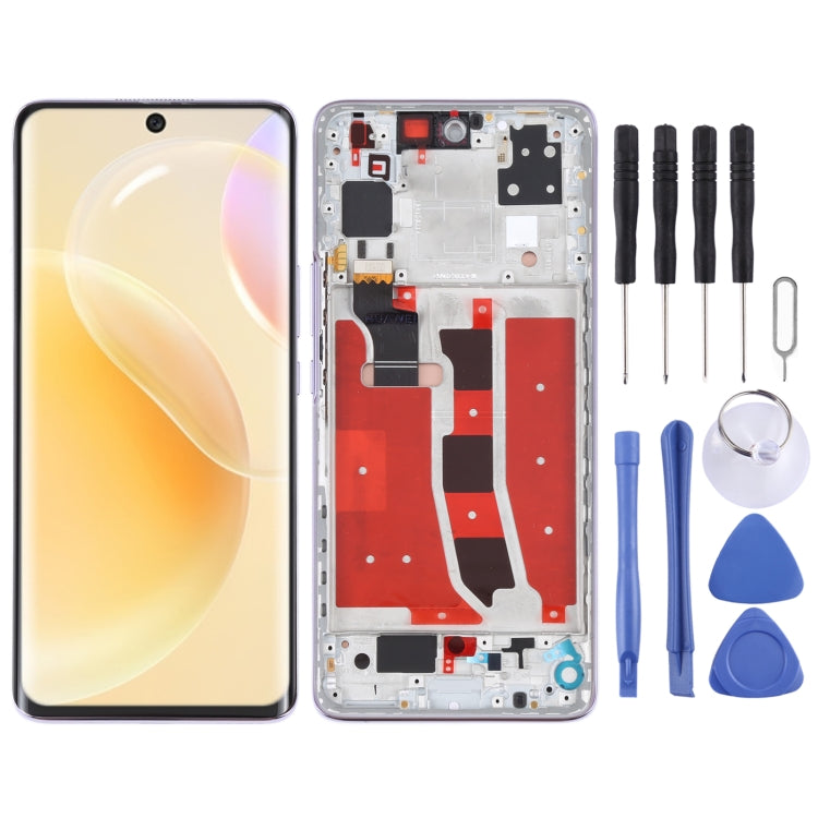 Original OLED LCD Screen for Huawei Nova 8 5G Digitizer Full Assembly with Frame(Purple) - free shipping - PMC TechLife - Order now!