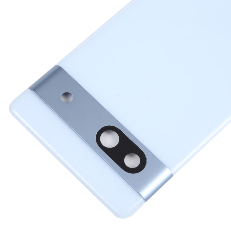 For Google Pixel 7A Original Battery Back Cover with Camera Lens Cover(Blue) - Back Cover by PMC TechLife | Online Shopping South Africa | PMC TechLife