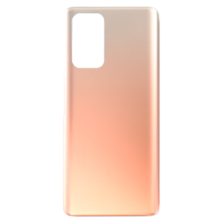 Glass Battery Back Cover for Xiaomi Redmi Note 10 Pro/Redmi Note 10 Pro Max/Redmi Note 10 Pro India(Gold) - Back Cover by PMC TechLife | Online Shopping South Africa | PMC TechLife