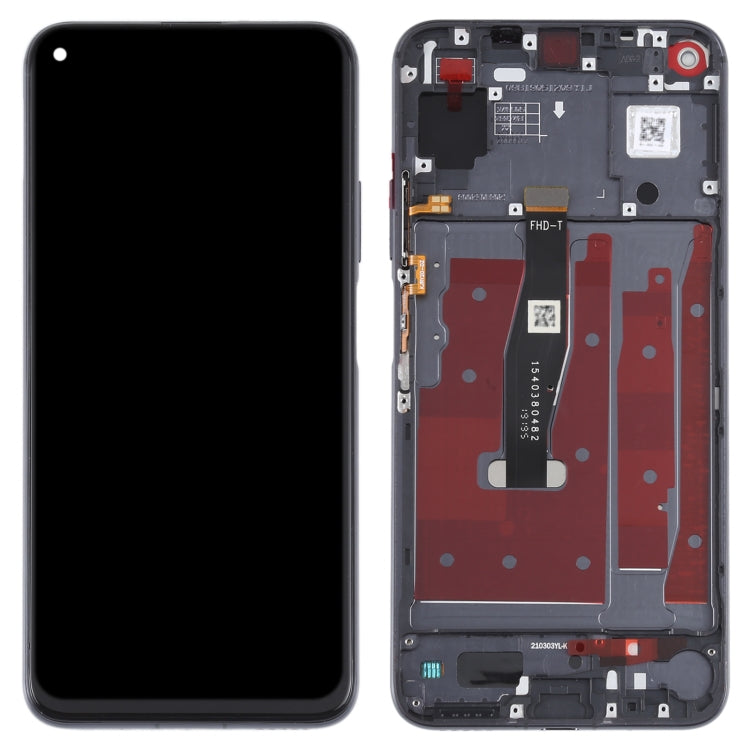 Original LCD Screen For Honor 20 / Huawei Nova 5T Digitizer Full Assembly with Frame(Black) - LCD Screen by PMC Jewellery | Online Shopping South Africa | PMC Jewellery