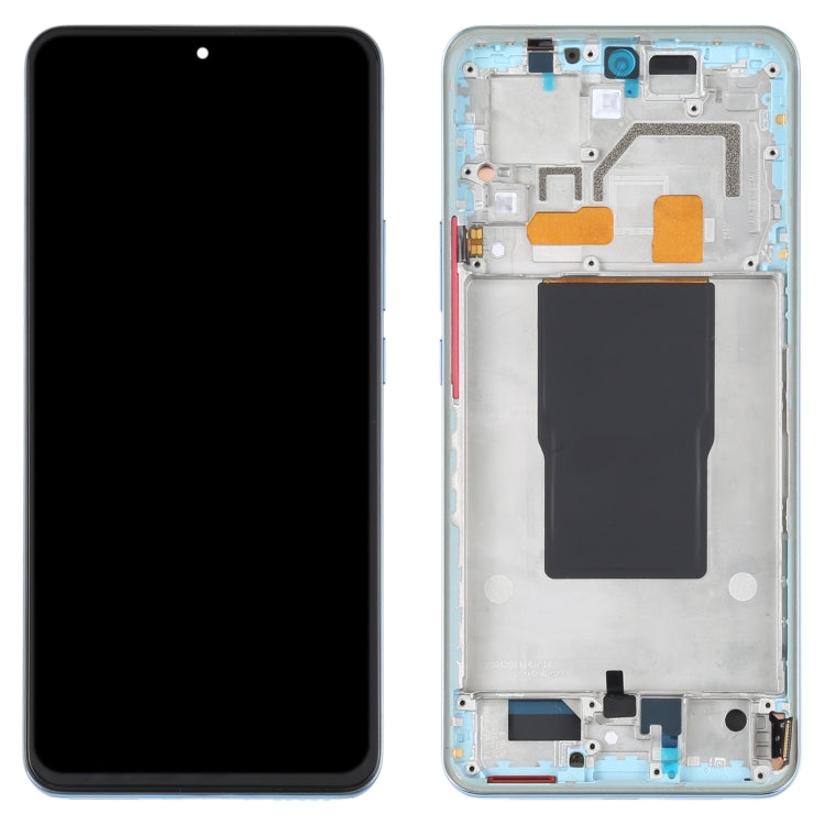 Original AMOLED LCD Screen For Xiaomi Redmi K50 Ultra / 12T / 12T Pro Digitizer Full Assembly with Frame (Blue) - LCD Screen by PMC Jewellery | Online Shopping South Africa | PMC Jewellery