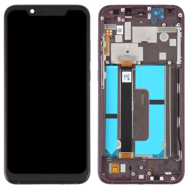 OEM LCD Screen For Nokia X7 / 8.1 / 7.1 Plus Digitizer Full Assembly with Frame(Purple) - free shipping - PMC TechLife - Order now!