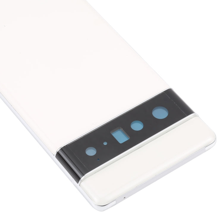 For Google Pixel 6 Pro Battery Back Cover with Middle Frame(White) - Back Cover by PMC TechLife | Online Shopping South Africa | PMC TechLife | Buy Now Pay Later Mobicred