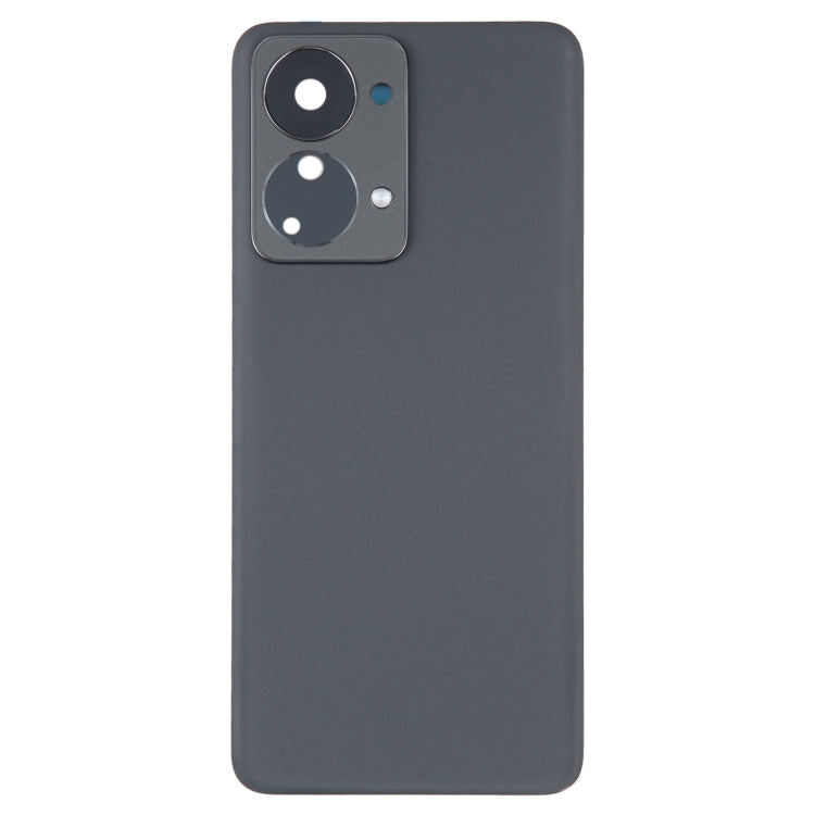 For OnePlus Nord 2T CPH2399 CPH2401 Battery Back Cover(Black) - Back Cover by PMC TechLife | Online Shopping South Africa | PMC TechLife