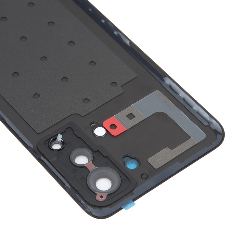 For OnePlus Nord 2T CPH2399 CPH2401 Battery Back Cover(Black) - Back Cover by PMC TechLife | Online Shopping South Africa | PMC TechLife
