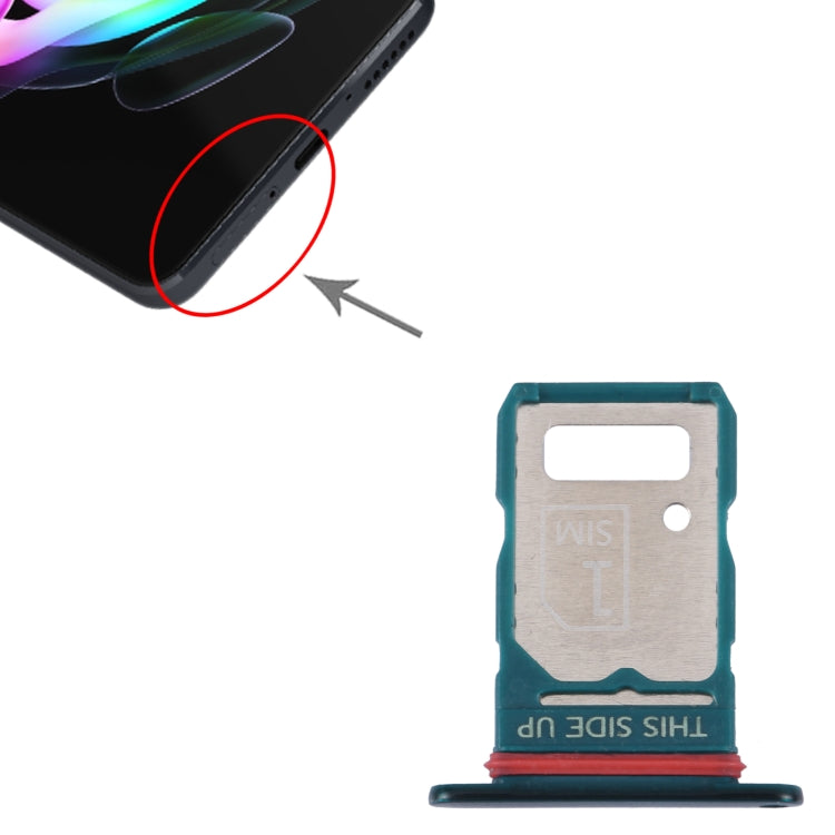 For Motorola Edge 20 Original SIM Card Tray + SIM Card Tray (Green) - Card Socket by PMC TechLife | Online Shopping South Africa | PMC TechLife