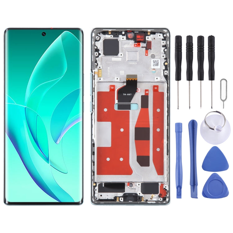 Original LCD Screen For Honor 60 Digitizer Full Assembly with Frame(Green) - free shipping - PMC TechLife - Order now!