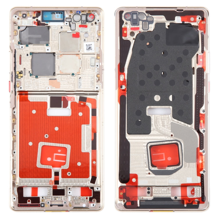 For Huawei Mate 40 Pro Original Front Housing LCD Frame Bezel Plate(Gold) - free shipping - PMC TechLife - Order now!