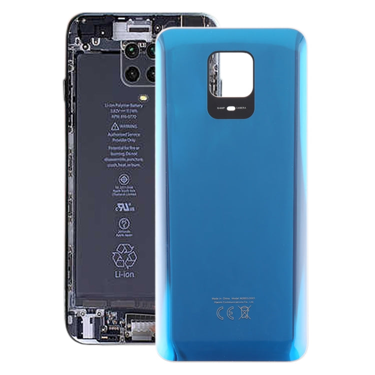 For Xiaomi Redmi Note 9 Pro India OEM Glass Battery Back Cover(Blue) - Back Cover by PMC Jewellery | Online Shopping South Africa | PMC Jewellery