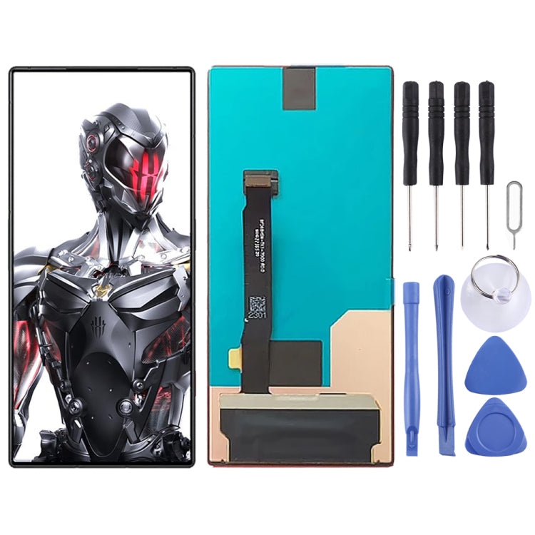 AMOLED Material LCD Screen for ZTE Nubia Red Magic 8 Pro NX729J With Digitizer Full Assembly(Black) - For ZTE by PMC Jewellery | Online Shopping South Africa | PMC Jewellery