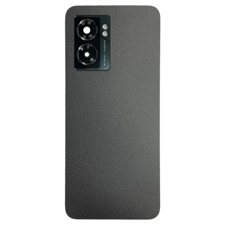 For OnePlus Nord N300 CPH2389 Battery Back Cover with Camera Lens Cover(Black) - Back Cover by PMC TechLife | Online Shopping South Africa | PMC TechLife
