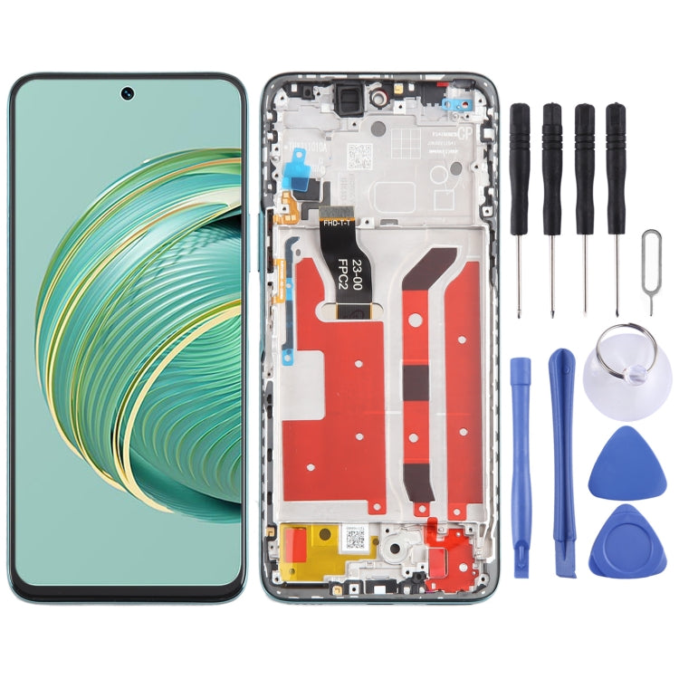 For Huawei Nova 10z Original LCD Screen Digitizer Full Assembly with Frame (Green) - LCD Screen by PMC TechLife | Online Shopping South Africa | PMC TechLife