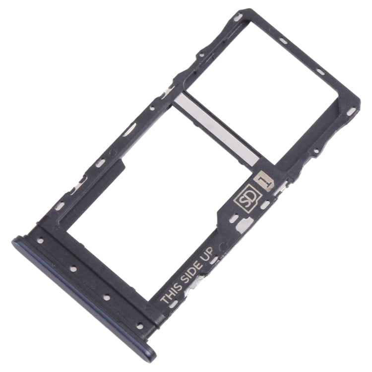 For Motorola Moto G 2022 SIM Card Tray + Micro SD Card Tray (Black) - Card Socket by PMC TechLife | Online Shopping South Africa | PMC TechLife | Buy Now Pay Later Mobicred