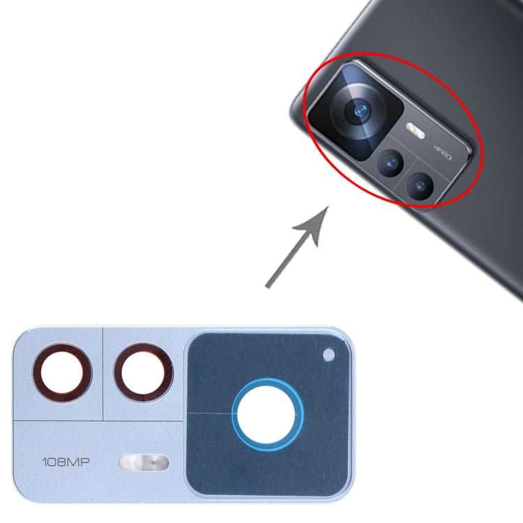 Original Back Camera Lens Frame for Xiaomi 12T (Blue) - Camera by PMC TechLife | Online Shopping South Africa | PMC TechLife