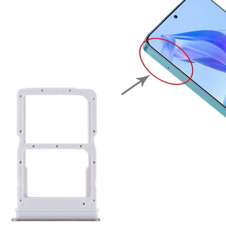 For Honor 90 Lite SIM + SIM Card Tray (Silver) - free shipping - PMC TechLife - Order now!