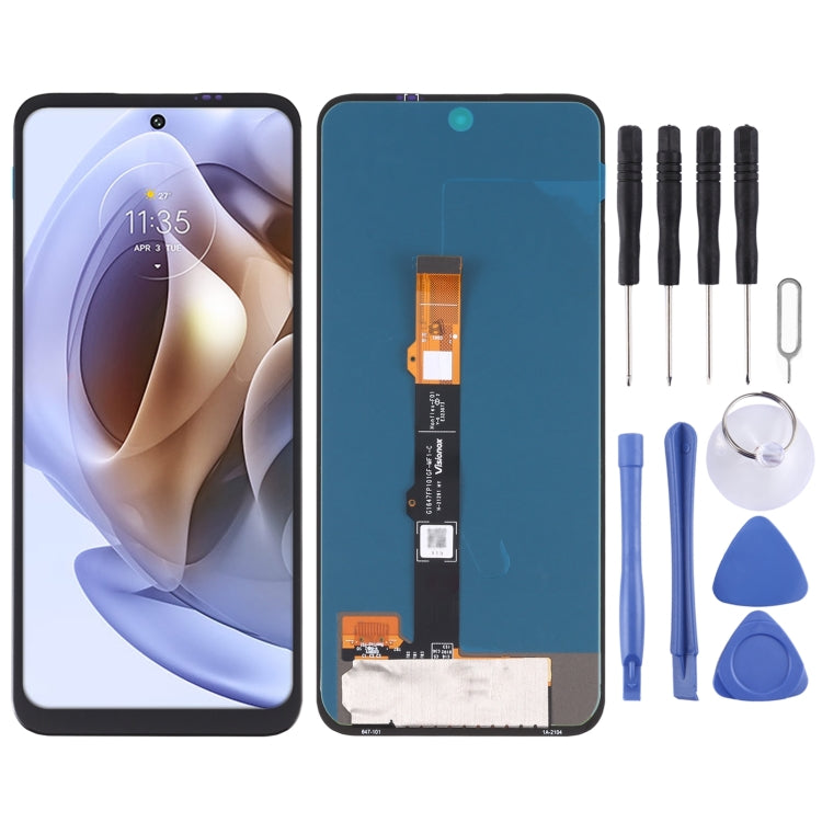 AMOLED Material  LCD Screen and Digitizer Full Assembly For Motorola Moto G42 - free shipping - PMC TechLife - Order now!