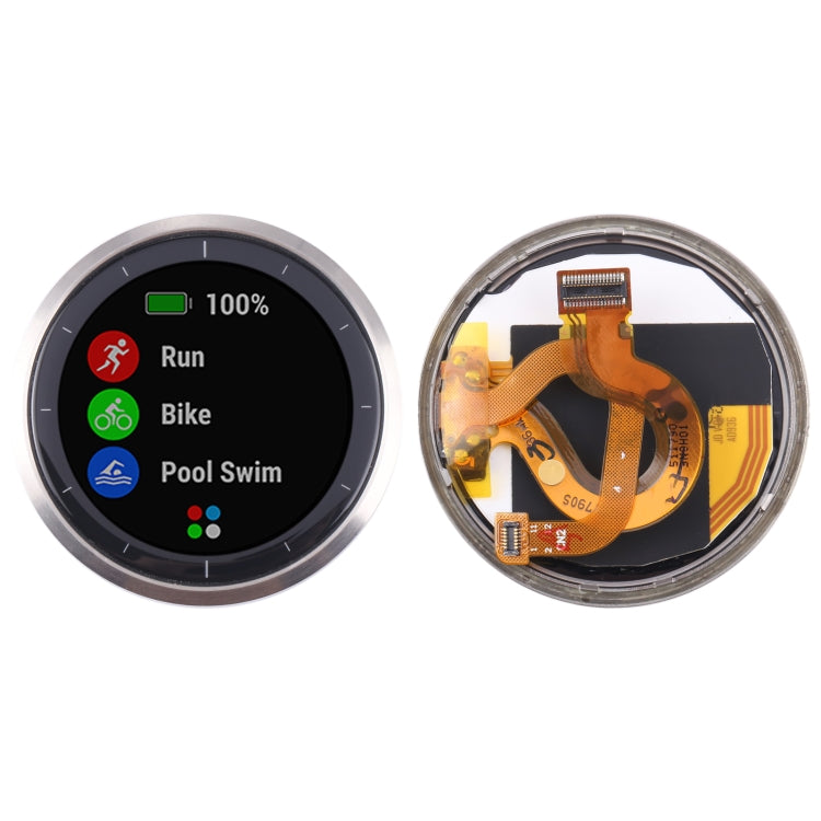 For Garmin Vivoactive 4 Original LCD Screen with Digitizer Full Assembly(Silver) - For Garmin by PMC TechLife | Online Shopping South Africa | PMC TechLife | Buy Now Pay Later Mobicred