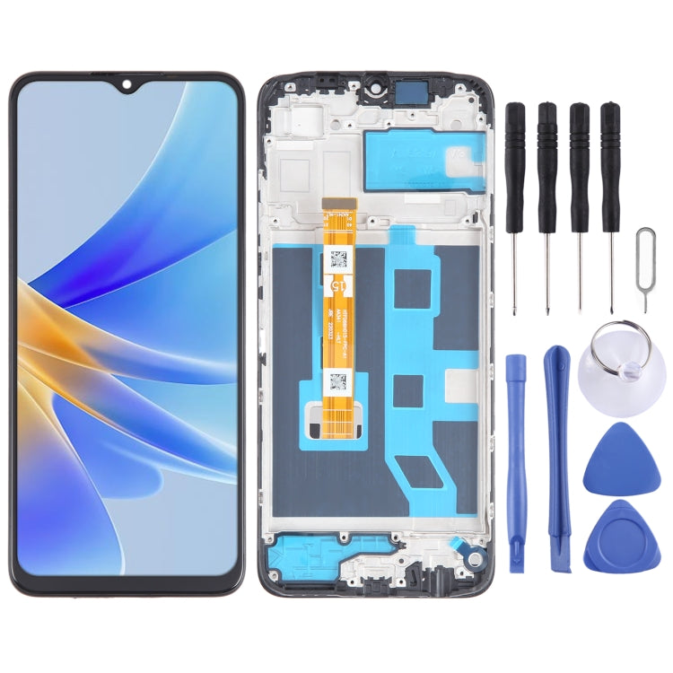 OEM LCD Screen For OPPO A17 Digitizer Full Assembly with Frame - free shipping - PMC TechLife - Order now!