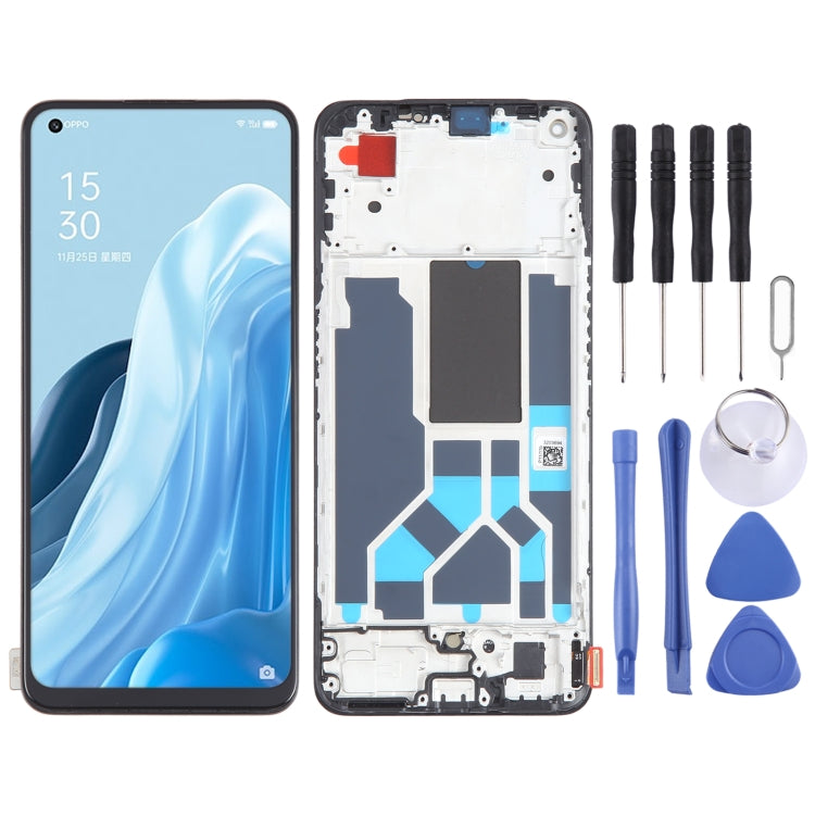 Original AMOLED LCD Screen For OPPO Reno7 SE 5G Digitizer Full Assembly with Frame - free shipping - PMC TechLife - Order now!