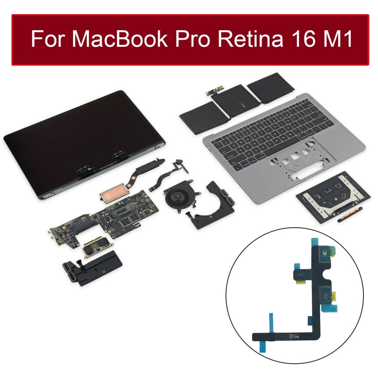 Microphone Flex Cable for MacBook Pro 16 inch M1 A2485 EMC3651 2021 - Flex Cable by PMC TechLife | Online Shopping South Africa | PMC TechLife