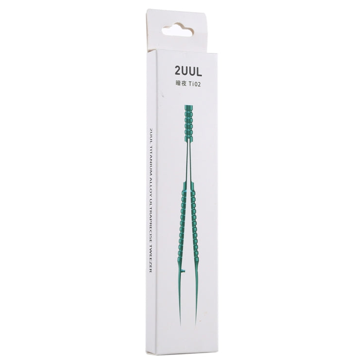 2UUL Ti02  Titanium Alloy Curved Tweezers - Dust Remove Tool by 2UUL | Online Shopping South Africa | PMC Jewellery