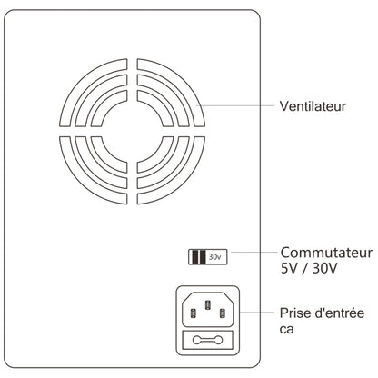 Kaisi KS-3005D+ 30V 5A DC Power Supply Adjustable, EU Plug - Power Supply by Kaisi | Online Shopping South Africa | PMC Jewellery