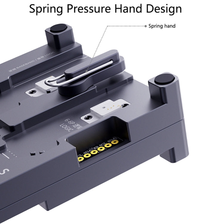 Qianli iCopy-S Double Sided Chip Test Stand 4 in1 Logic Baseband EEPROM Chip Non-removal For iPhone X / XS / XR / XS Max - Repair Platform by QIANLI | Online Shopping South Africa | PMC Jewellery | Buy Now Pay Later Mobicred