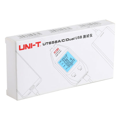 UNI-T USB Voltmeter Ammeter Tester UT658DUAL - Test Tools by PMC Jewellery | Online Shopping South Africa | PMC Jewellery