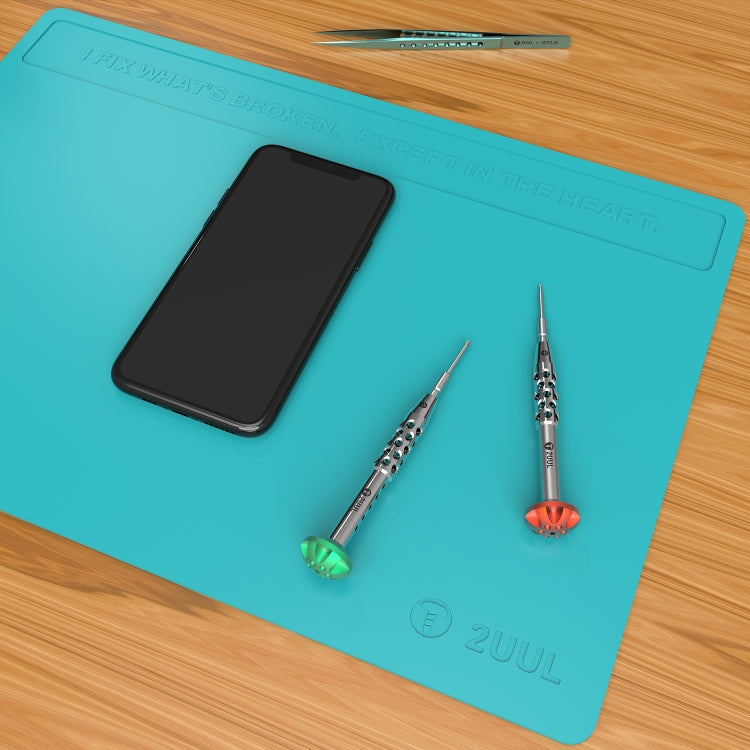 2UUL Heat Resisting Silicone Pad, Size: 40 x 28cm (Green) - free shipping - PMC TechLife - Order now!