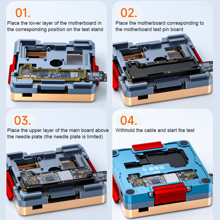 FIX-13 Layered Test Frame Motherboard Test Stand Fixture For iPhone 13 / 13 mini / 13 Pro / 13 Pro Max - Repair Platform by PMC TechLife | Online Shopping South Africa | PMC TechLife