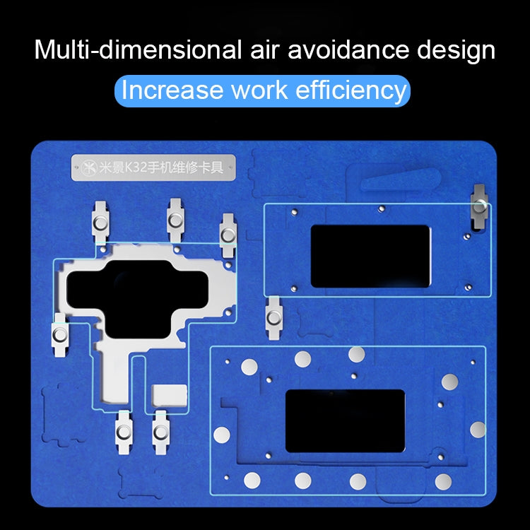 Mijing K32 3 in 1 PCB Holder for iPhone 11/11 Pro/11 Pro Max - Repair Fixture by MIJING | Online Shopping South Africa | PMC Jewellery