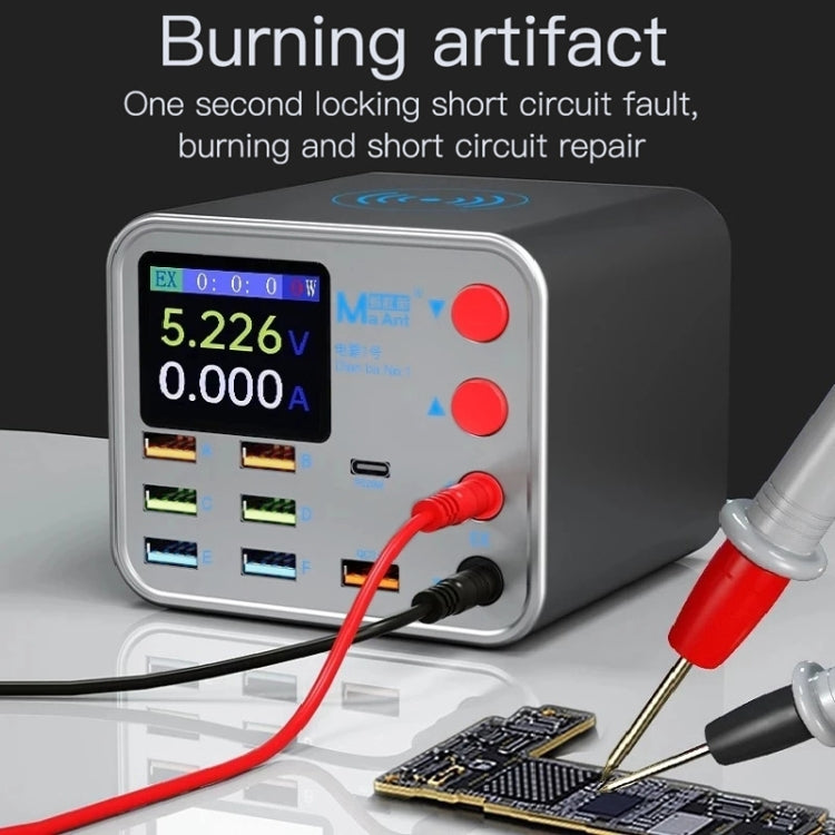 MaAnt Dianba NO.1 Multi-port Wireless USB PD Charger, EU Plug - free shipping - PMC TechLife - Order now!