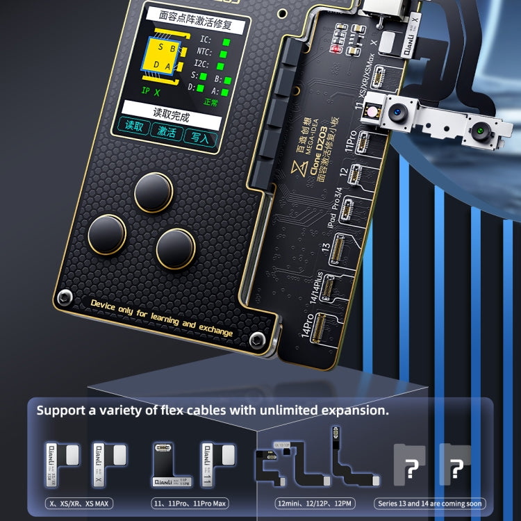 MEGA-IDEA Clone DZ03 Battery Activation & Face ID Dot Matrix Programmer for iPhone 8-14 Pro Max, Plug: US - Repair Programmer by PMC TechLife | Online Shopping South Africa | PMC TechLife | Buy Now Pay Later Mobicred