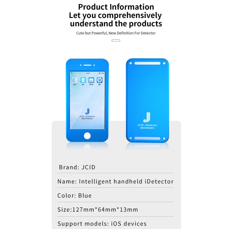 JCID Intelligent Handheld iDetector For Full Series iOS Devices - Others by JC | Online Shopping South Africa | PMC Jewellery | Buy Now Pay Later Mobicred