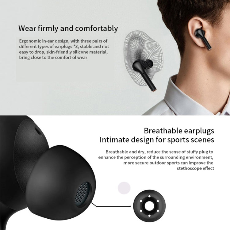J3 Pro TWS Hifi Wireless Bluetooth 5.2 Earphone LED Display Waterproof Sports Gaming Headset Noise Earbuds(White) - TWS Earphone by PMC Jewellery | Online Shopping South Africa | PMC Jewellery