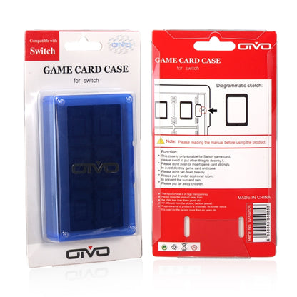 OIVO IV-SW029 24in1 Game Memory Card Storage Box Card Case Holder For Nintendo Switch(Blue) - Others by OIVO | Online Shopping South Africa | PMC Jewellery