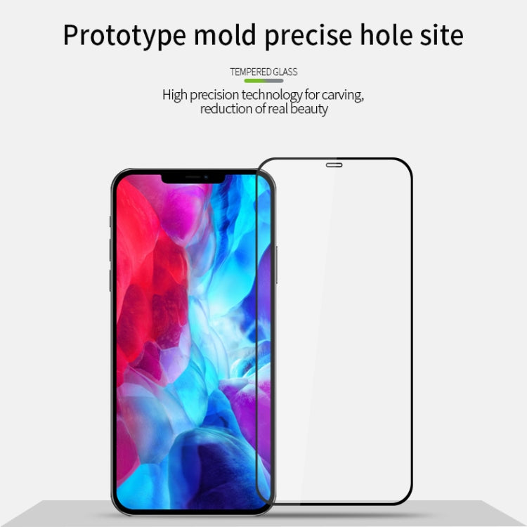For iPhone 12 Pro Max PINWUYO 9H 2.5D Full Screen Tempered Glass Film(Black) - iPhone 12 Pro Max Tempered Glass by PINWUYO | Online Shopping South Africa | PMC TechLife | Buy Now Pay Later Mobicred