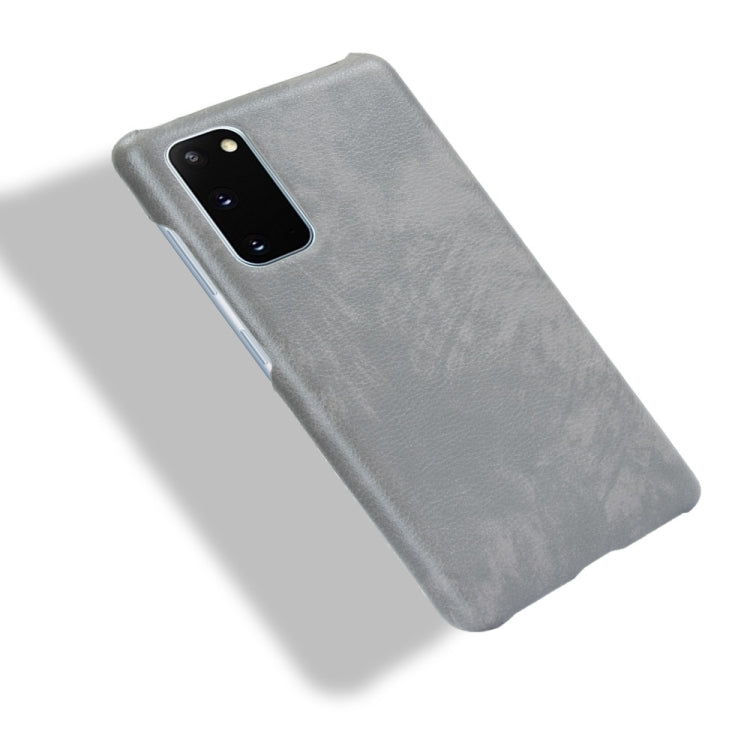 For Samsung Galaxy S20 FE Shockproof Litchi Texture PC + PU Case(Gray) - Galaxy S20 FE Cases by NILLKIN | Online Shopping South Africa | PMC TechLife | Buy Now Pay Later Mobicred