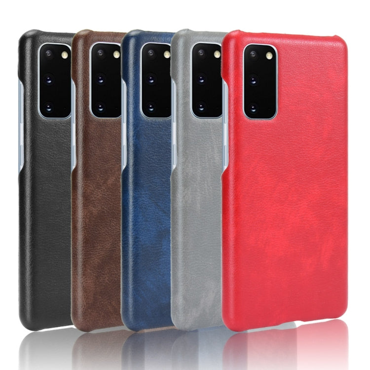 For Samsung Galaxy S20 FE Shockproof Litchi Texture PC + PU Case(Blue) - Galaxy S20 FE Cases by NILLKIN | Online Shopping South Africa | PMC TechLife